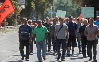 Штрајкот на вработените во Леарница во 2016